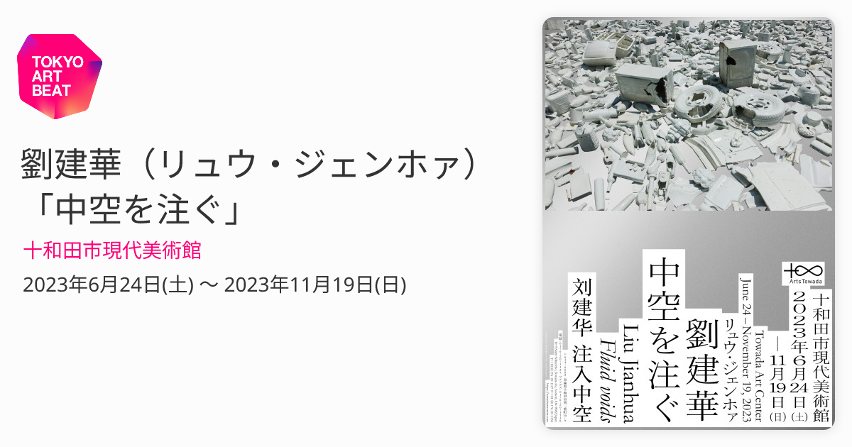 劉建華（リュウ・ジェンホァ） 「中空を注ぐ」 （十和田市現代美術館